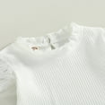 thumbnail image 3 of PENGXIANG Kid Automne Ensemble Manches Longues Fleur Patchwork T-shirt avec Jean Slit Perle, 3 of 6