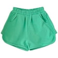 thumbnail image 5 of GYRATEDREAM 3 Packs Girls Cotton Blend Dolphin Shorts with Pockets Toddler Elastic Sport Athletic Shorts 2-8T, 5 of 8