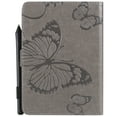 thumbnail image 3 of Kindle Paperwhite Case,Allytech Embossed with Butterfly Folio Stand Wallet Case with Cards/Cash Holder for Kindle Paperwhite (Fits All-New 10th Generation 2018/ All Paperwhite Generations),Gray, 3 of 7