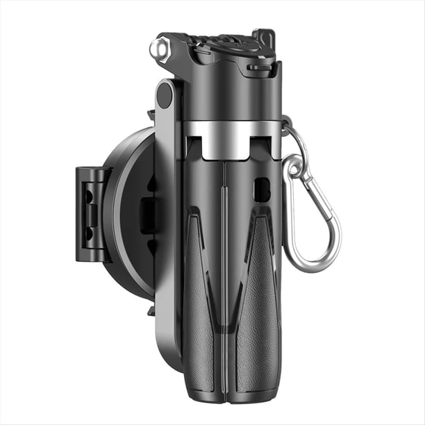 Mini Trípode Telescópico Portátil con Bluetooth, Multifuncional, con Diseño Magnético Mejorado para Selfies en Teléfono.