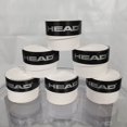 thumbnail image 1 of 6 Pieces Original Overgrip Anti Slip Tennis Racket Sweatband Grips Padel Shock Absorption Grip Tape Training Accessories dry white, 1 of 6