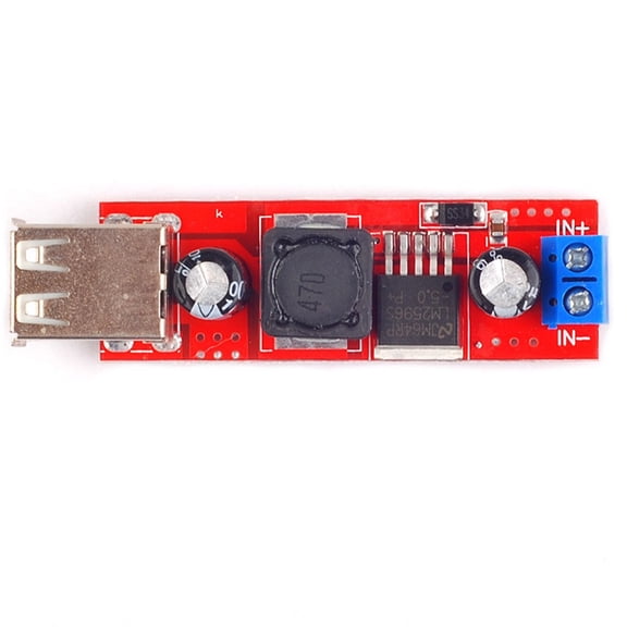 Dc 6V-40V To 5V 3A Dual Usb Charger Dc-Dc Step-Down Converter Module