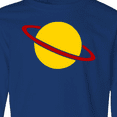 thumbnail image 4 of Inktastic Cute Saturn Long Sleeve Youth T-Shirt, 4 of 5