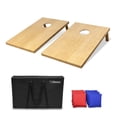 thumbnail image 1 of GoSports Cornhole Regulation Size 3' x 2' Bean Bag Outdoor Lawn Game, Bamboo, 1 of 6