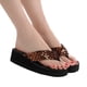 thumbnail image 5 of EeaseMX Sandalias de plataforma con purpurina para mujer, sandalias brillantes con tiras, sandalias de cuña antideslizantes, talla 39 (café), 5 of 7