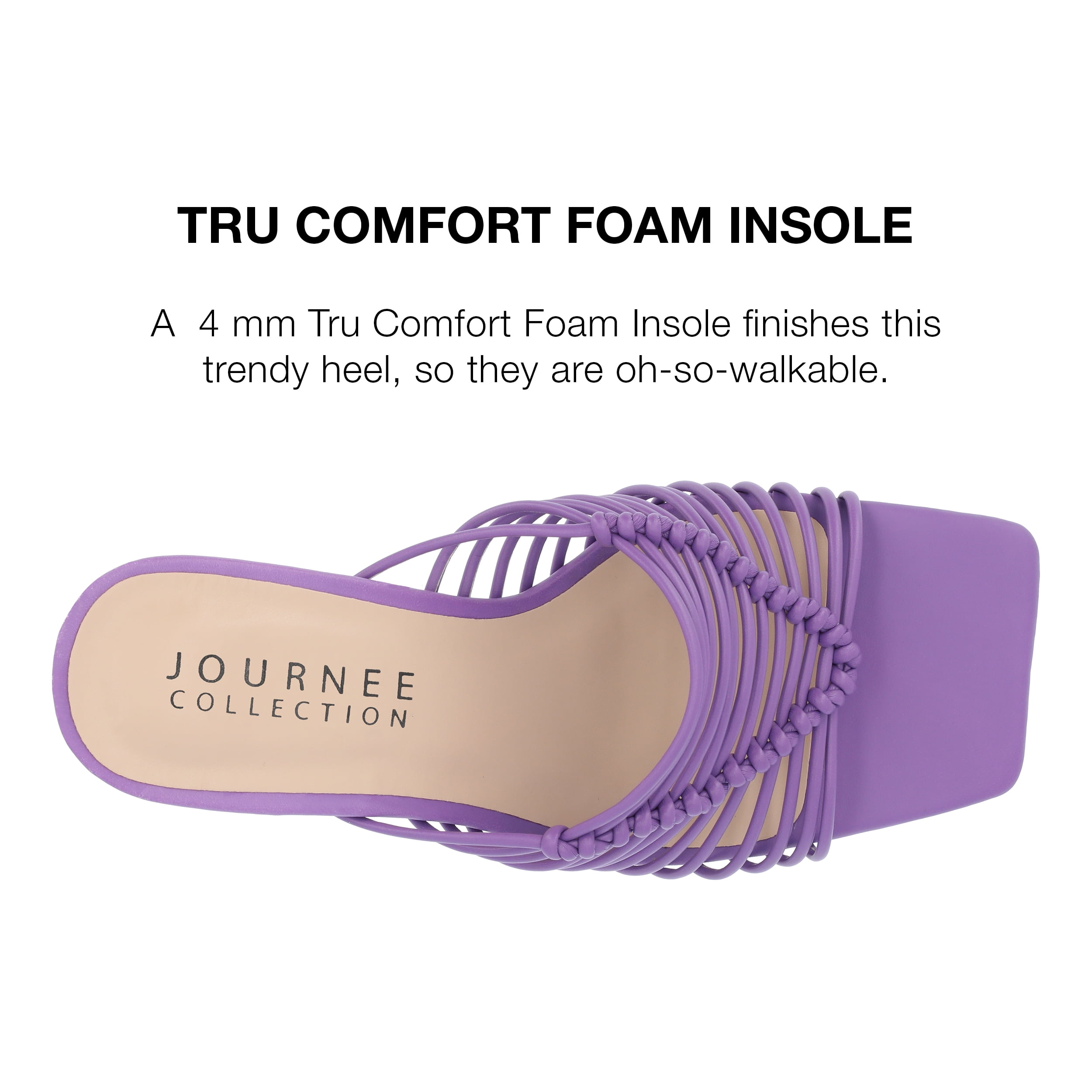 Journee Collection Womens Saskia Tru Comfort Foam Mid Heel Open Toe Pumps