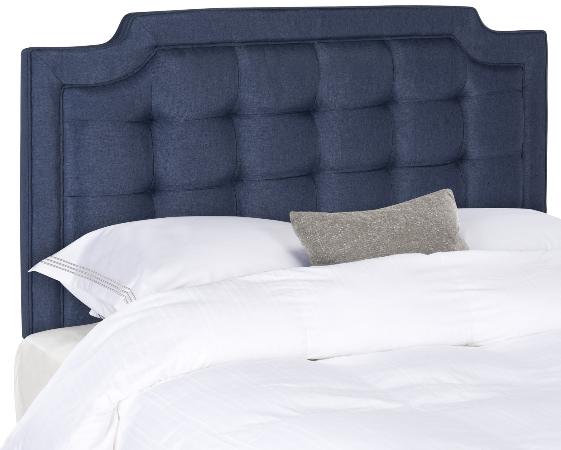 SAFAVIEH Sapphire Modern Glam Tufted Headboard, Full, Navy