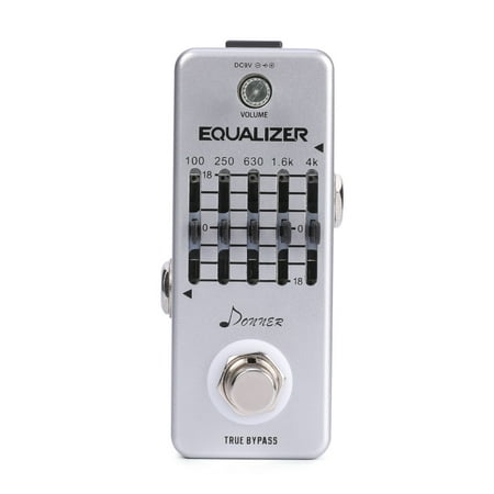 Donner Equalizer Pedal 5-band Graphic EQ Guitar Effect (Best Graphic Eq Pedal)