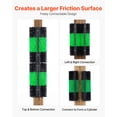thumbnail image 5 of VEVOR Livestock Scratching Brush, 2PCS Goat Scratcher Brush Post with 8 Screws, 16.9" x 7.5" Cow Scratcher for Back Itch Relief, Massage Grooming Scratch Tool for Horse Cattle Sheep Pig,Green & Black, 5 of 9