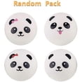 thumbnail image 1 of 4 Pcs Squishy Panda Buns Pack With Phone Straps, Slow Rising Squishies Panda Soft And Scented Squeeze Panda Ball, 1 of 4