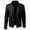 107#Black, variant on Dwaogom Men’s Stand Collar Leather Jacket Casual Faux Leather Motorcycle Jacket Outerwear Coat with Zipper Pockets