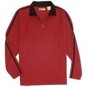 Big Men's Zip-Neck Sport Sweater