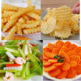 thumbnail image 5 of Trancheuse à Frites en Acier Inoxydable à Croustilles de Carottes de Pomme de Terre, 5 of 5