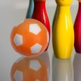 thumbnail image 4 of Glaciersei 10 Pcs Accessoires de Soccer de Bureau Orange Blanc pour Table de Soccer, 4 of 4