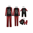 thumbnail image 1 of Qiylii Christmas Parent-child Matching Pajamas, Plaid Print Pullover, Pants, 1 of 6