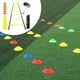 thumbnail image 3 of Agility Ladder Training Set - Escalera de velocidad de 12 peldaños con 12 conos de disco para interiores Paracaídas de resistencia Sharpla Escalera de agilidad, 3 of 7