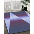 thumbnail image 3 of Ahgly Company Machine Washable Indoor Rectangle Transitional Purple Mimosa Purple Area Rugs, 7' x 9', 3 of 7