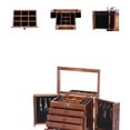 thumbnail image 3 of Drawer Jewelry Box For Women Wood Big Size Jewelry Boxes Organizer Bracelet Necklace Ring Display Cards Custom, 3 of 6