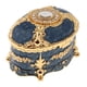 thumbnail image 3 of Pequeño joyero vintage, porta joyas, decoración, regalo de joyería para mujer Estilo A-Azul, 3 of 9