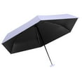 thumbnail image 4 of Mini Compact Travel Sun Umbrella with Case,Small, Lightweight & Windproof UV Protection Parasol for All yujinfangmaoyi, 4 of 6