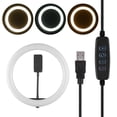 thumbnail image 4 of 10 Inch Desktop LED Video Ring Light Lamp 3 Lighting, 4 of 8