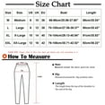thumbnail image 3 of Tuphregyow Women's Cotton Linen Leisure Capris New Style Hiking Solid Trendy Wide Leg Casual Baggy Pants High Waist Pleated Loose Pants Green M, 3 of 3