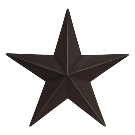 Metal Barn Star Primitive Tin Black, Red, Ivory, or Colonial