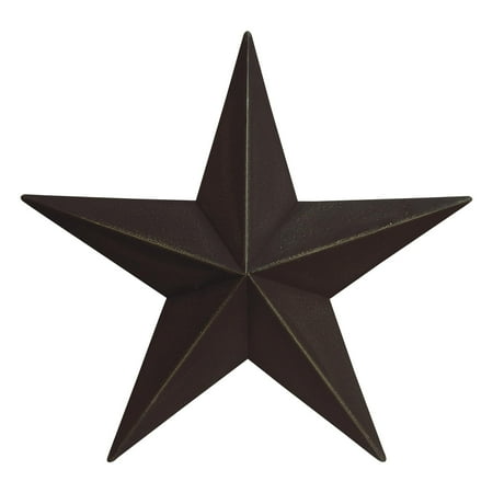 Metal Barn Star Primitive Tin Black, Red, Ivory, or (Best Treatment For Old Burn Scars)