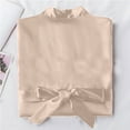 thumbnail image 5 of BLVB Women's Satin Robe Solid Color Short Silk Robes V-Neck Bridesmaid Wedding Party Bathrobes Loungewear Sleepwear, 5 of 5