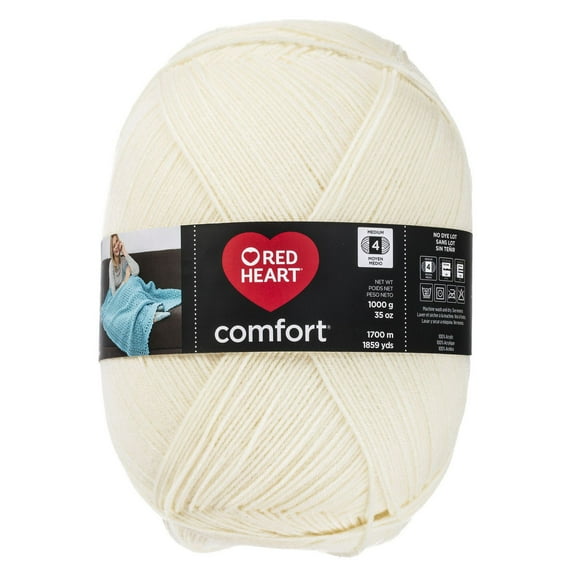 Red Heart® Fil Comfort®, Acrylique #4 Moyen, 35oz/1000g, 1859 Yards