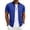 Blue #11, variant on Bomber Jacket Mens Big and Tall Stand Collar Windbreaker Jackets 2026 Summer Short Sleeve Baseball Outwear Slim Fit Lightweight Coat with Pockets XL