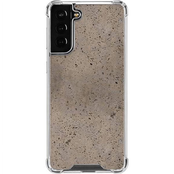 Skinit Concrete Sandstone Concrete Galaxy S22 Plus Clear Case