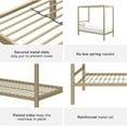 thumbnail image 5 of DHP Modern Metal Canopy Platform Bed Frame, Twin, Gold, 5 of 13