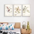 thumbnail image 2 of wall26 Floating Framed Canvas Wall Art for Living Room, Bedroom Vintage Bird Flower Canvas Prints for Home Decoration Ready to Hang - 16"x24"x3 Panels, 2 of 4