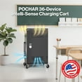 thumbnail image 4 of POCHAR 36 Device Charging Station for Laptops and Tablets - Chromebook Charging Cart with Keypad Lock for School, Classroom, Library, Office, 4 of 10