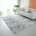 thumbnail image 6 of SHIPKEY Grey Area Rugs 5’x7’ (150x210 cm) Soft Indoor Rugs, Fluffy Shaggy Carpet for Bedrooms, Living Room, Home Décor, 6 of 6