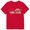 Red, variant on Boys & Girls Crew Neck Short Sleeve T-Shirts,Comfortable Breathable Casual Tops for Daily Back-to-School Outfits