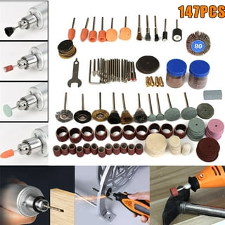 350pcs Rotary Tool Accessories Kit, EEEkit Sanding Cutting Grinder Set Fit  for Dremel Rotary Tool, Engraver Polisher Sander for Grinding, Sharpening