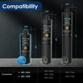 Waterdrop WDRF10 Under Sink Water Filter, Replacement 10UA Under
