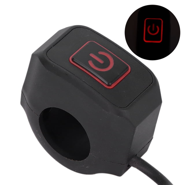 Interruptor de luz ATV, interruptor de manillar de motocicleta de 22 mm, interruptor de manillar, botón de bocina de motocicleta construido para durar