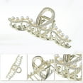 thumbnail image 6 of Unique Bargains Hair Clip Classic Faux Pearl Wave Shape Hair Clip Elegant Luxurious Cute Hair Accessories for Women, 6 of 6