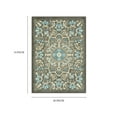 thumbnail image 5 of Mainstays Bright Persian Medallion Gray Blue Indoor Accent Rug, 1'8" x 2'10", 5 of 8