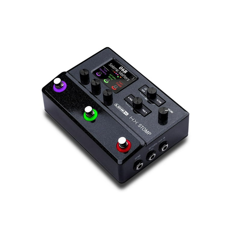 Line 6 HX Stomp Guitar Multi-Effects Pedal (Black) - Walmart.com