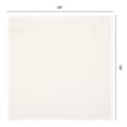 thumbnail image 6 of Unique Bargains 6Pcs Cotton Reusable Party Cloth Napkins Beige 18x18inch, 6 of 6