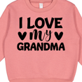 thumbnail image 3 of Inktastic I Love My Grandma Toddler Sweatshirt, 3 of 4