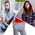 thumbnail image 1 of Guardurnaity 4x Opción de reemplazo de cordón de cordón de algodón versátil Cordón de cordón de repuesto hecho con algodón Sudaderas y sudaderas con capucha Blanco + azul real, 1 of 6