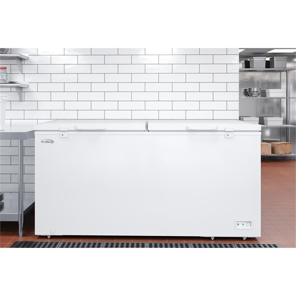 Pemberly Row 79" Commercial Chest Freezer 30 cu. ft. in White