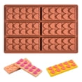 thumbnail image 1 of Molde para barras de chocolate Fimary Deep Dubai Silicone, color marrón, 1 of 7