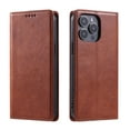 thumbnail image 2 of Nalacover for iPhone 15 Pro Wallet Case, Vintage PU Leather Book Folding Folio Case with Credit Card Slots Hidden Magnetic Closure Flip Kickstand Shockproof Slim Phone Case,Brown, 2 of 8
