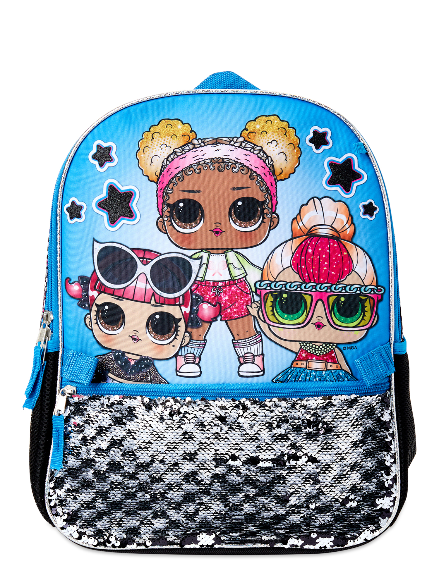 L.O.L Surprise! Glam Squad Girls' Backpack with Lunch Bag 5-Piece Set